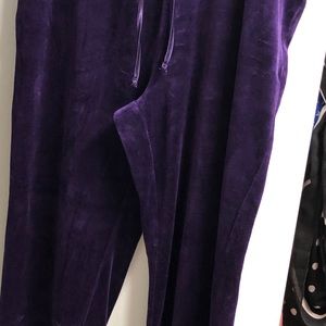 Ladies Velour Pants 1X